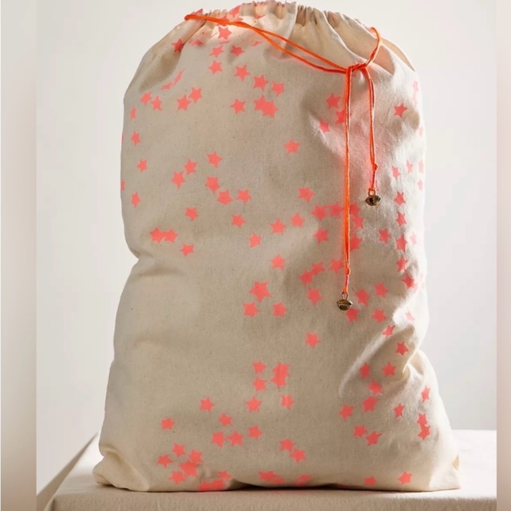 Star Pattern Drawstring Bag